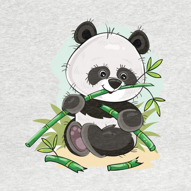 cute panda kid by This is store